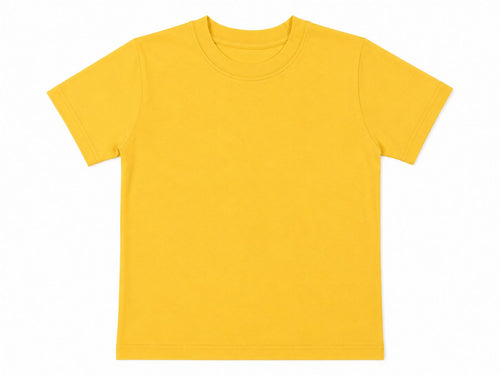 Kids Basic Cotton T-Shirt Available in 6 Colors